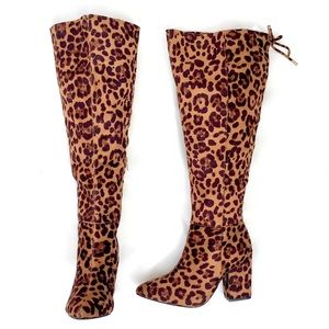 NEW Leopard Print High Boots